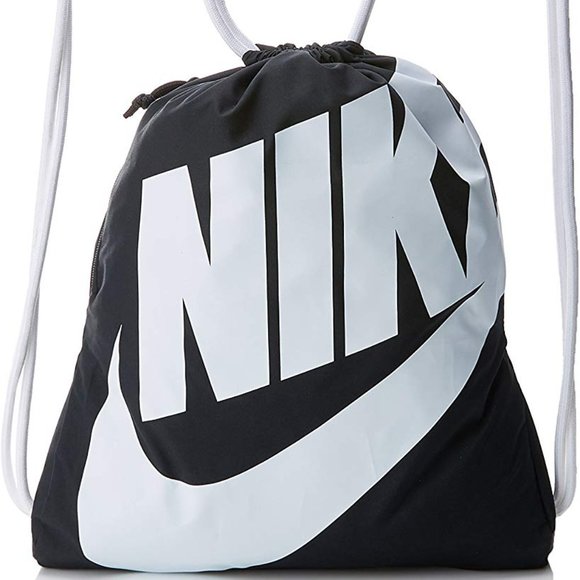 Nike Handbags - Nike Heritage Gym Sack Black/White